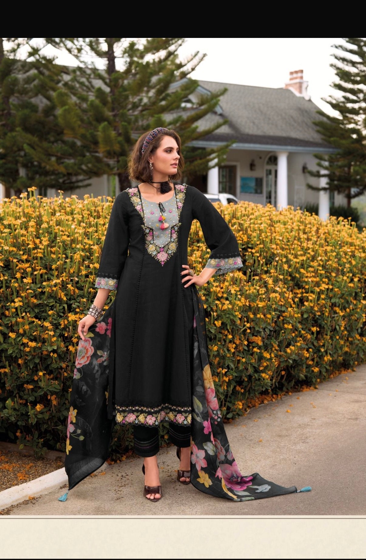 Prem A-Line Cotton Suit Set
